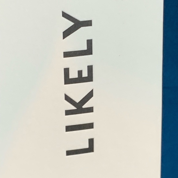 NWT Likely Sheila Asymmetrical Mini Dress Cerulean Blue  8 - Picture 6 of 11